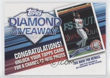 2011 Topps - Redemptions Diamond Giveaway Code Cards #TDG-14 - Jason Heyward