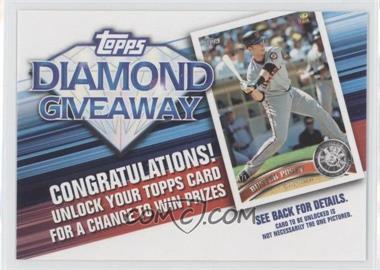 2011 Topps - Redemptions Diamond Giveaway Code Cards #TDG-16 - Buster Posey