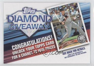 2011 Topps - Redemptions Diamond Giveaway Code Cards #TDG-16 - Buster Posey