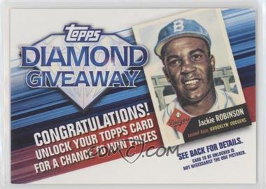 2011 Topps - Redemptions Diamond Giveaway Code Cards #TDG-2 - Jackie Robinson [EX to NM]