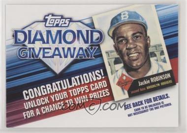 2011 Topps - Redemptions Diamond Giveaway Code Cards #TDG-2 - Jackie Robinson