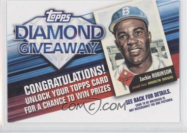 2011 Topps - Redemptions Diamond Giveaway Code Cards #TDG-2 - Jackie Robinson