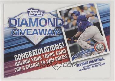 2011 Topps - Redemptions Diamond Giveaway Code Cards #TDG-25 - Adrian Beltre [Noted]