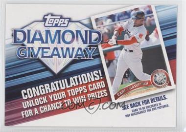 2011 Topps - Redemptions Diamond Giveaway Code Cards #TDG-26 - Carl Crawford