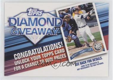 2011 Topps - Redemptions Diamond Giveaway Code Cards #TDG-27 - Victor Martinez