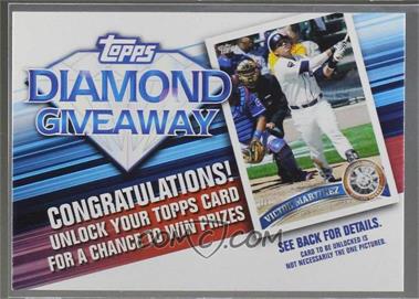 2011 Topps - Redemptions Diamond Giveaway Code Cards #TDG-27 - Victor Martinez [Noted]