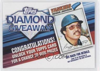 2011 Topps - Redemptions Diamond Giveaway Code Cards #TDG-3 - Reggie Jackson