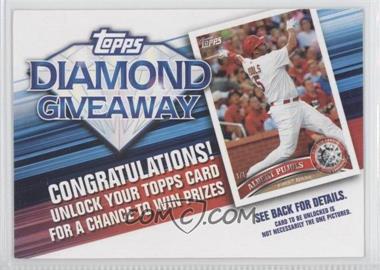 2011 Topps - Redemptions Diamond Giveaway Code Cards #TDG-4 - Albert Pujols