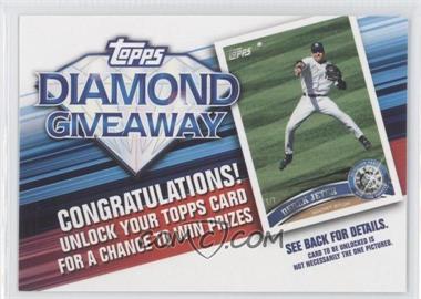 2011 Topps - Redemptions Diamond Giveaway Code Cards #TDG-5 - Derek Jeter