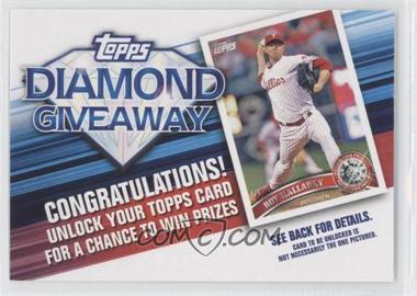 2011 Topps - Redemptions Diamond Giveaway Code Cards #TDG-6 - Roy Halladay