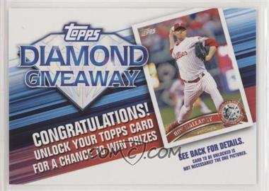 2011 Topps - Redemptions Diamond Giveaway Code Cards #TDG-6 - Roy Halladay [EX to NM]