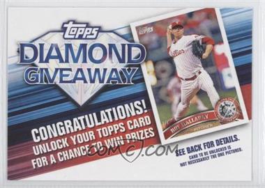 2011 Topps - Redemptions Diamond Giveaway Code Cards #TDG-6 - Roy Halladay