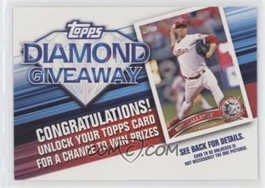 2011 Topps - Redemptions Diamond Giveaway Code Cards #TDG-6 - Roy Halladay