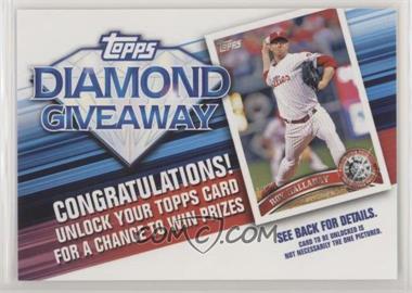 2011 Topps - Redemptions Diamond Giveaway Code Cards #TDG-6 - Roy Halladay