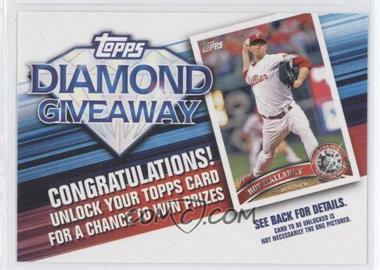 2011 Topps - Redemptions Diamond Giveaway Code Cards #TDG-6 - Roy Halladay