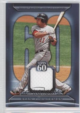 2011 Topps - Topps 60 Relics Series 2 #T60R-RZ - Ryan Zimmerman