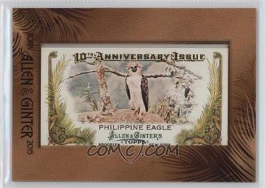 2011 Topps Allen & Ginter's - Animals in Peril Minis - 2015 Buyback Framed 10th Anniversary Issue #AP15 - Philippine Eagle