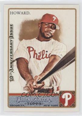 2011 Topps Allen & Ginter's - [Base] - 2015 Buyback 10th Anniversary Issue #65 - Ryan Howard