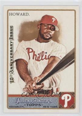 2011 Topps Allen & Ginter's - [Base] - 2015 Buyback 10th Anniversary Issue #65 - Ryan Howard