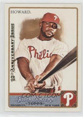 2011 Topps Allen & Ginter's - [Base] - 2015 Buyback 10th Anniversary Issue #65 - Ryan Howard
