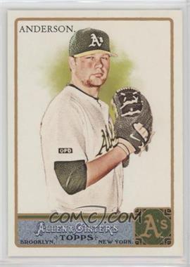 2011 Topps Allen & Ginter's - [Base] - Factory Set Glossy #13 - Brett Anderson /999