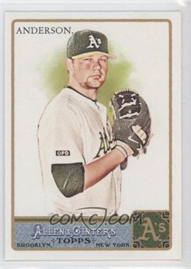 2011 Topps Allen & Ginter's - [Base] - Factory Set Glossy #13 - Brett Anderson /999