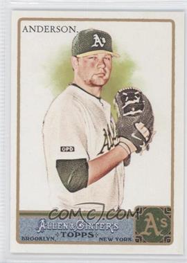 2011 Topps Allen & Ginter's - [Base] - Factory Set Glossy #13 - Brett Anderson /999