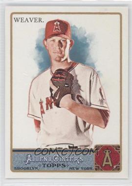 2011 Topps Allen & Ginter's - [Base] - Factory Set Glossy #196 - Jered Weaver /999