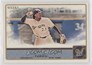 2011 Topps Allen & Ginter's - [Base] - Factory Set Glossy #288 - Rickie Weeks /999