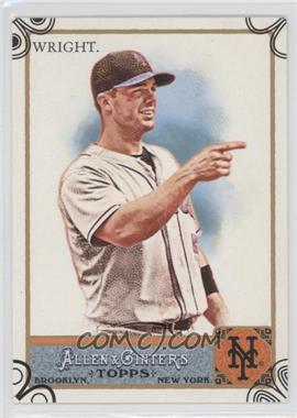 2011 Topps Allen & Ginter's - [Base] - Ginter Code Puzzle Border #160 - David Wright