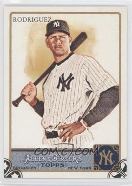 2011 Topps Allen & Ginter's - [Base] - Ginter Code Puzzle Border #260 - Alex Rodriguez