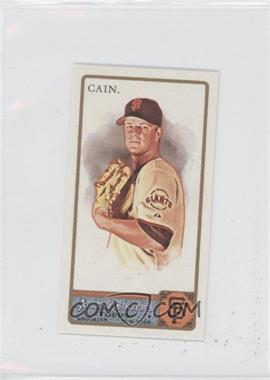 2011 Topps Allen & Ginter's - [Base] - Mini Allen & Ginter Back #134 - Matt Cain