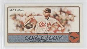 2011 Topps Allen & Ginter's - [Base] - Mini No Number Back #317 - Brian Matusz /50