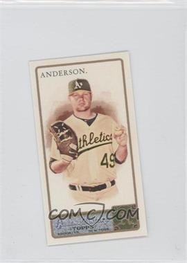 2011 Topps Allen & Ginter's - [Base] - Mini Rip Card High Numbers #398 - Brett Anderson