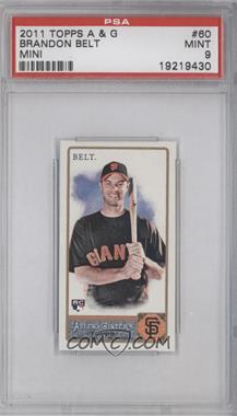 2011 Topps Allen & Ginter's - [Base] - Mini #60 - Brandon Belt [PSA 9 MINT]