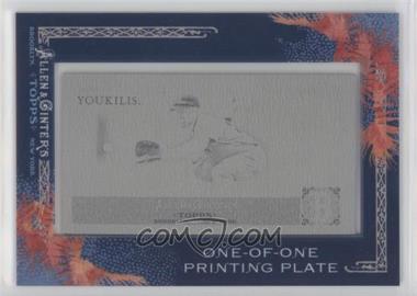 2011 Topps Allen & Ginter's - [Base] - Printing Plate Mini Black Framed #270 - Kevin Youkilis /1