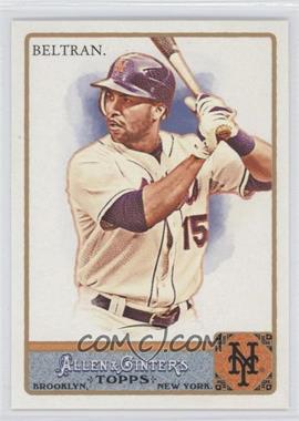 2011 Topps Allen & Ginter's - [Base] #137 - Carlos Beltran