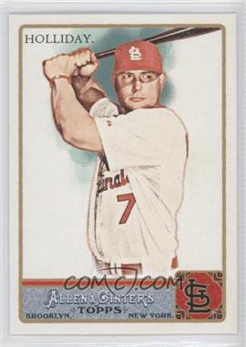 2011 Topps Allen & Ginter's - [Base] #240 - Matt Holliday