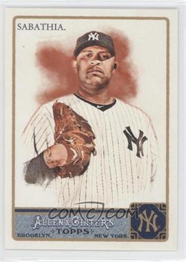 2011 Topps Allen & Ginter's - [Base] #330 - C.C. Sabathia