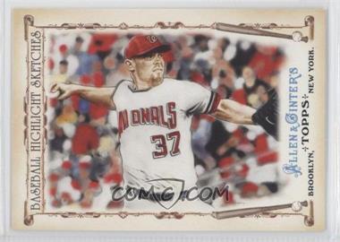 2011 Topps Allen & Ginter's - Baseball Highlight Sketches #BHS-18 - Stephen Strasburg