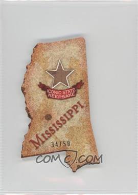 2011 Topps Allen & Ginter's - Box Loader U.S. Oversized Relic Cabinet #AGUS-MS - Mississippi /50