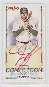 2011 Topps Allen & Ginter's - Framed Mini Autographs - Red Ink Unframed #AGA-DD - David DeJesus /10