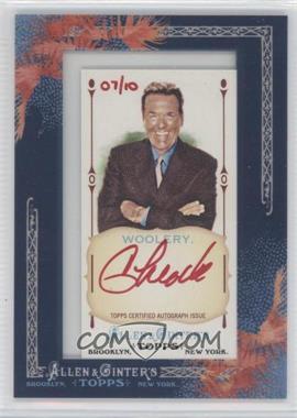 2011 Topps Allen & Ginter's - Framed Mini Autographs - Red Ink #AGA-CWO - Chuck Woolery /10