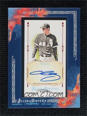 2011 Topps Allen & Ginter's - Framed Mini Autographs #AGA-CS - Chris Sale