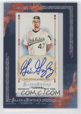 2011 Topps Allen & Ginter's - Framed Mini Autographs #AGA-GG - Gio Gonzalez