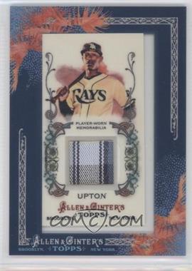 2011 Topps Allen & Ginter's - Framed Mini Relics #AGR-BJU - B.J. Upton