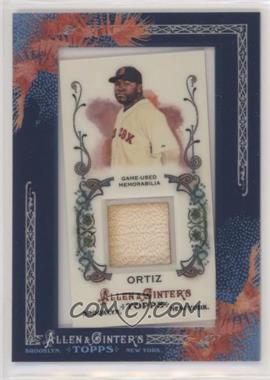 2011 Topps Allen & Ginter's - Framed Mini Relics #AGR-DO.2 - David Ortiz (Bat)