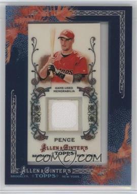 2011 Topps Allen & Ginter's - Framed Mini Relics #AGR-HP - Hunter Pence