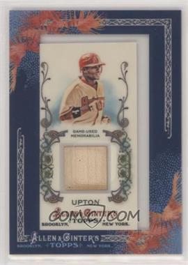 2011 Topps Allen & Ginter's - Framed Mini Relics #AGR-JU - Justin Upton