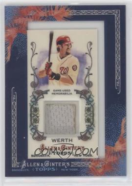 2011 Topps Allen & Ginter's - Framed Mini Relics #AGR-JW - Jayson Werth